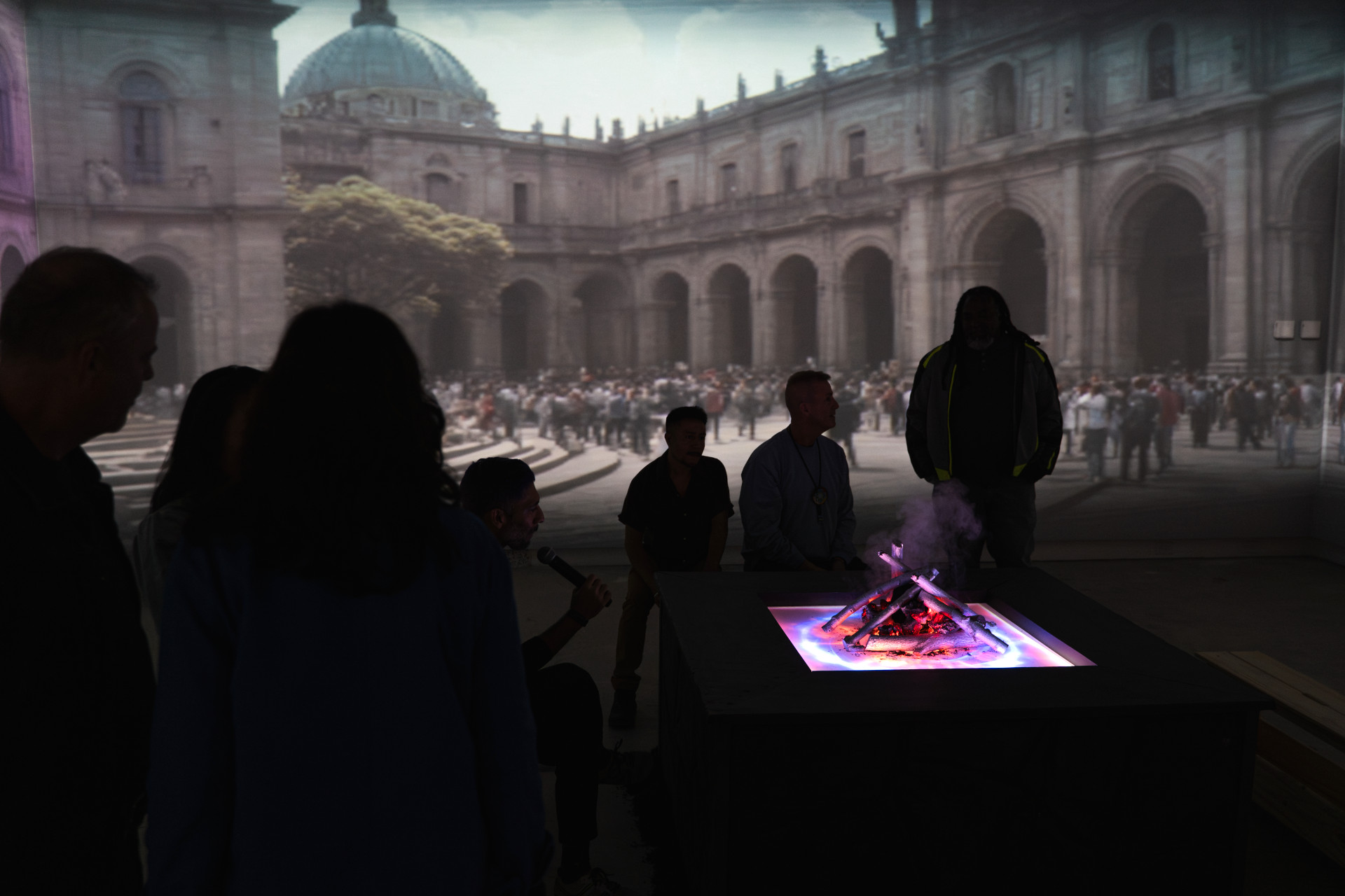 Feed the Fires basilica imagery generated by AI based on visitor narratives
